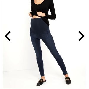Two pairs of Small Indigo Maternity pants